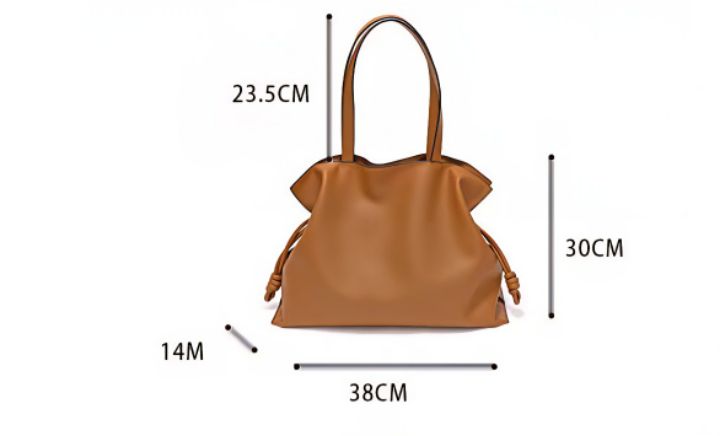 TROUVAILLE韓國代購女裝新品職業時尚單肩斜跨包牛皮褶皺TROUVAILLE單肩/斜跨包