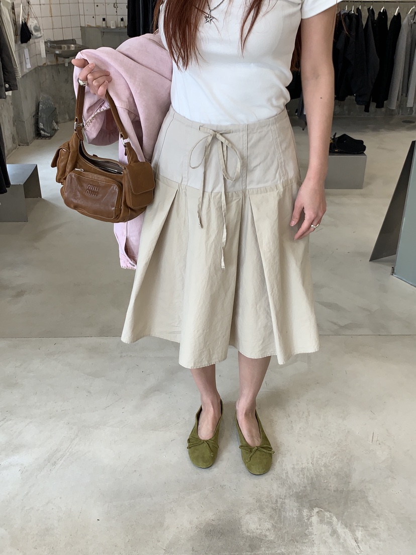 SUNDER MARKET韓國東大門代購女裝新款人氣半身裙中短裙棉SUNDER MARKET半身裙/中短裙