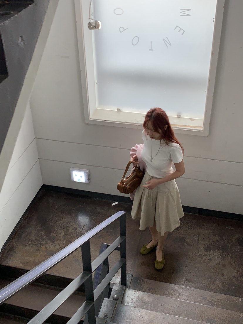 SUNDER MARKET韓國東大門代購女裝新款人氣半身裙中短裙棉SUNDER MARKET半身裙/中短裙