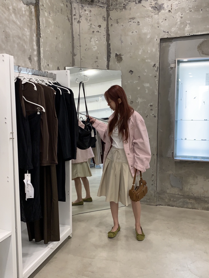 SUNDER MARKET韓國東大門代購女裝新款人氣半身裙中短裙棉SUNDER MARKET半身裙/中短裙