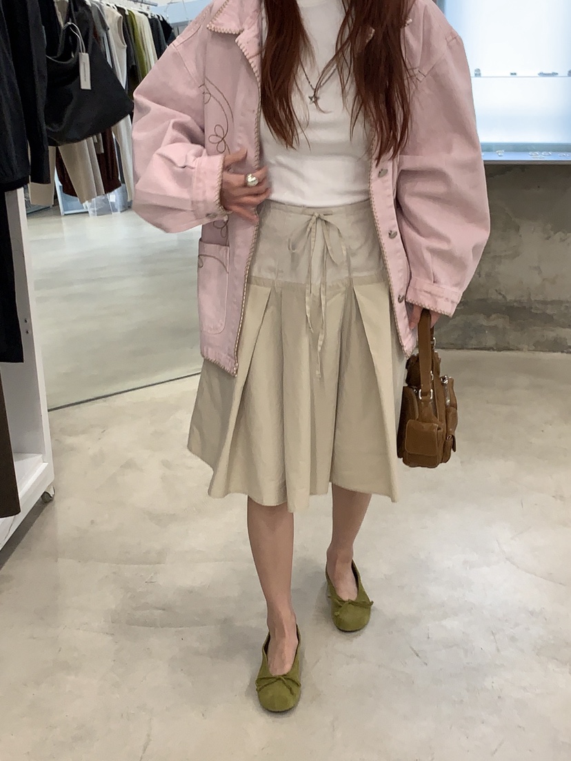 SUNDER MARKET韓國東大門代購女裝新款人氣半身裙中短裙棉SUNDER MARKET半身裙/中短裙