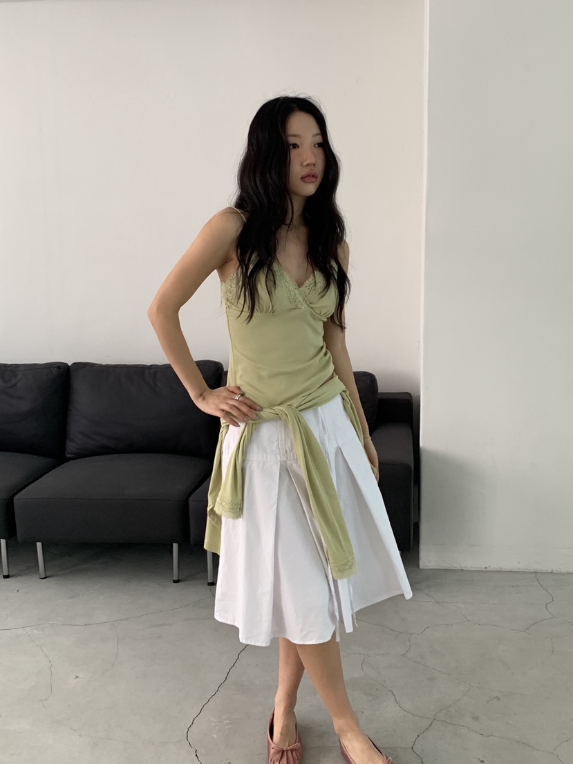 SUNDER MARKET韓國東大門代購女裝新款人氣半身裙中短裙棉SUNDER MARKET半身裙/中短裙