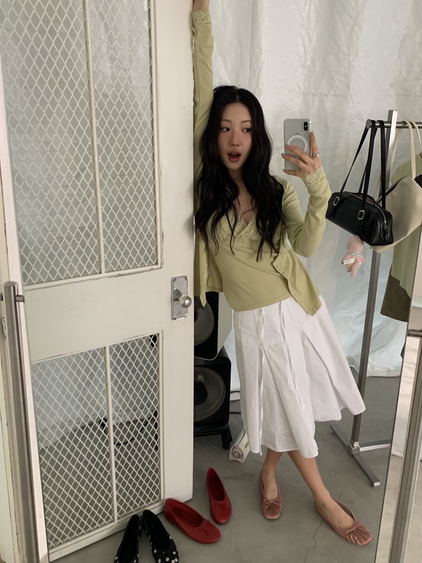 SUNDER MARKET韓國東大門代購女裝新款人氣半身裙中短裙棉SUNDER MARKET半身裙/中短裙