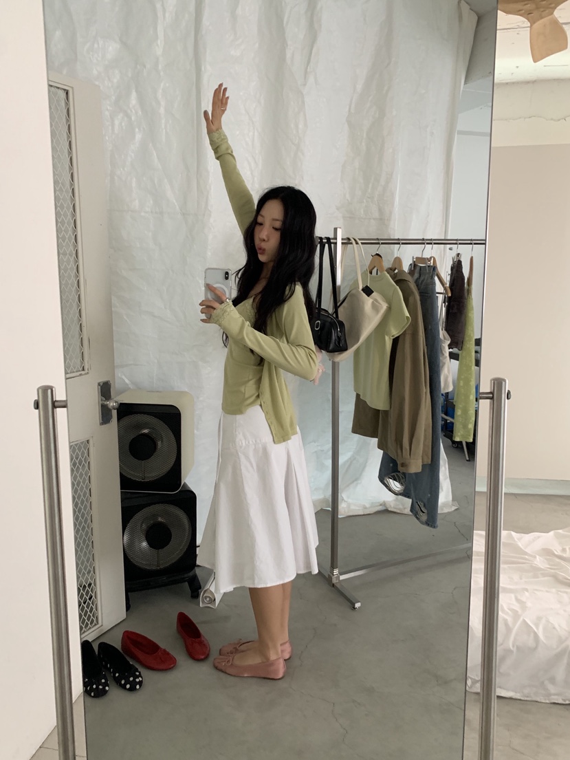 SUNDER MARKET韓國東大門代購女裝新款人氣半身裙中短裙棉SUNDER MARKET半身裙/中短裙