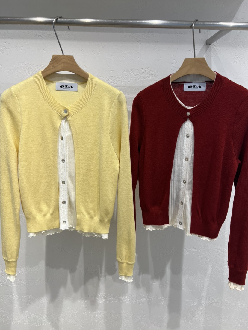 OLA韓國直郵女裝新款職業人氣熱賣推薦休閑時尚26春夏針織衫mellor/OLA針織衫