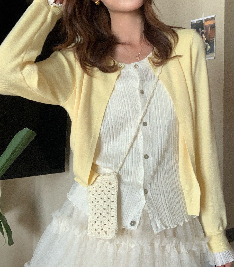 OLA韓國直郵女裝新款職業人氣熱賣推薦休閑時尚26春夏針織衫mellor/OLA針織衫