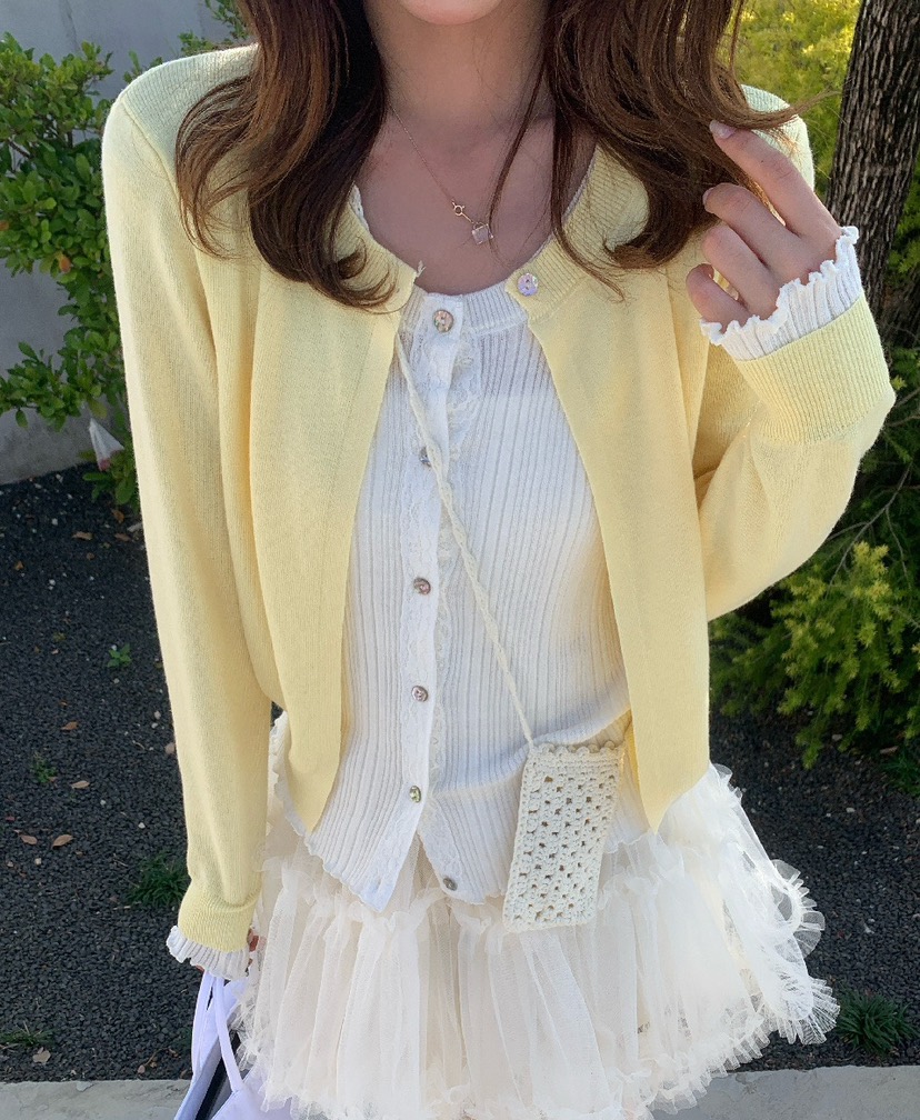 OLA韓國直郵女裝新款職業人氣熱賣推薦休閑時尚26春夏針織衫mellor/OLA針織衫