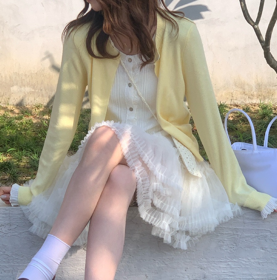 OLA韓國直郵女裝新款職業人氣熱賣推薦休閑時尚26春夏針織衫mellor/OLA針織衫