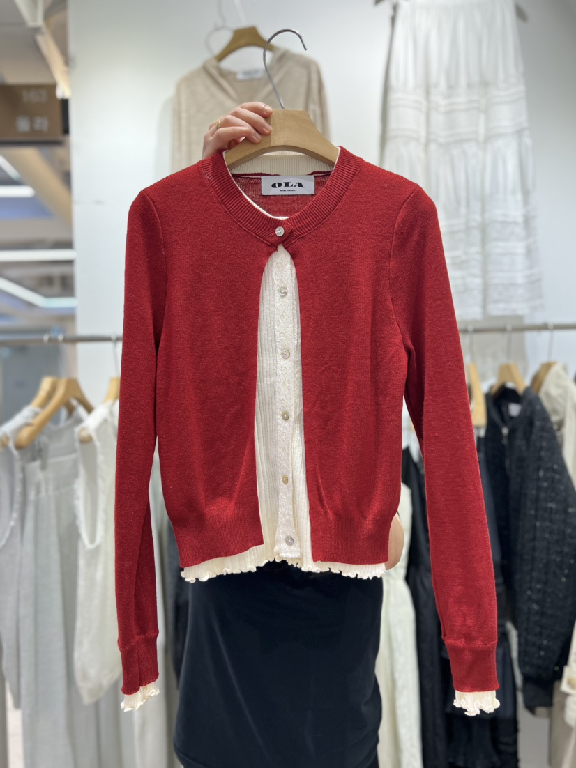 OLA韓國直郵女裝新款職業人氣熱賣推薦休閑時尚26春夏針織衫mellor/OLA針織衫圖色2