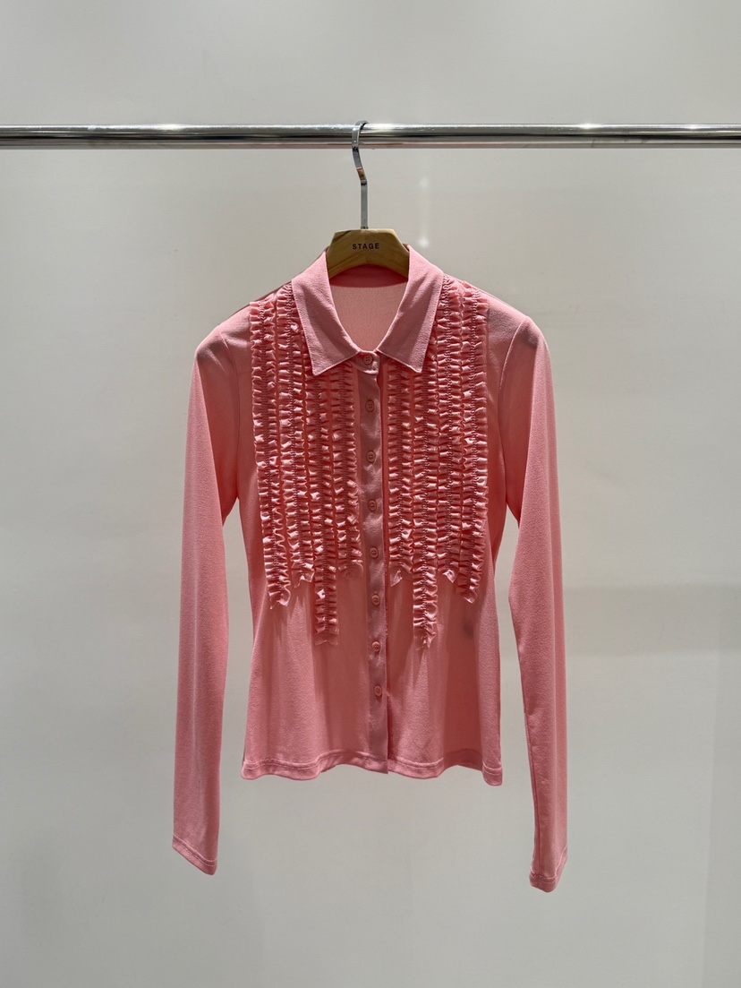 STAGE韓國東大門代購女士新款熱賣職業人氣時尚襯衫蕾絲衫STAGE襯衫/蕾絲衫圖色1