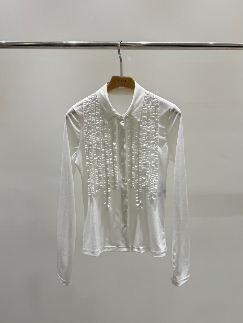 STAGE韓國東大門代購女士新款熱賣職業人氣時尚襯衫蕾絲衫STAGE襯衫/蕾絲衫圖色2