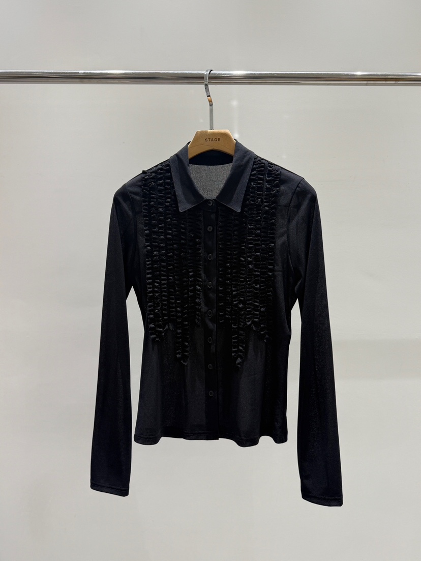 STAGE韓國東大門代購女士新款熱賣職業人氣時尚襯衫蕾絲衫STAGE襯衫/蕾絲衫圖色3