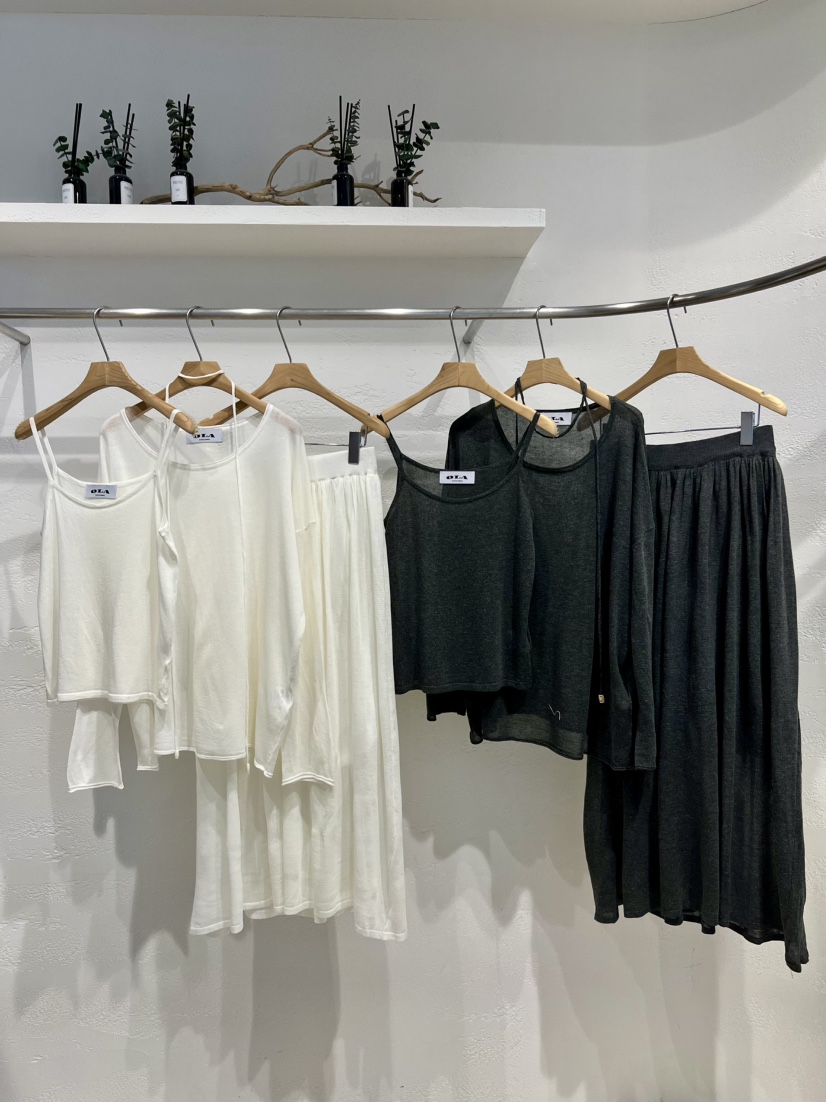 OLA韓國直郵實拍女士新款推薦26春夏職業時尚休閑熱賣長裙mellor/OLA長裙