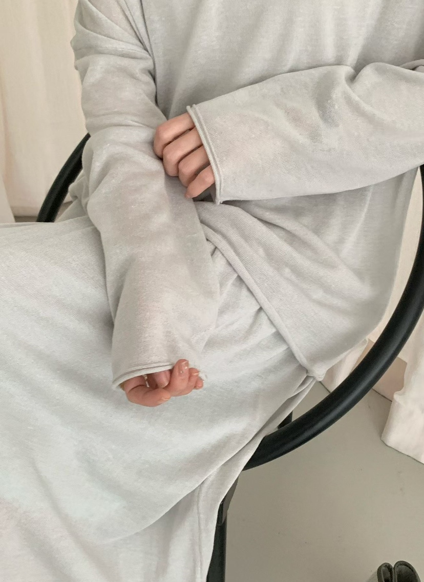 OLA韓國直郵實拍女士新款推薦26春夏職業時尚休閑熱賣長裙mellor/OLA長裙