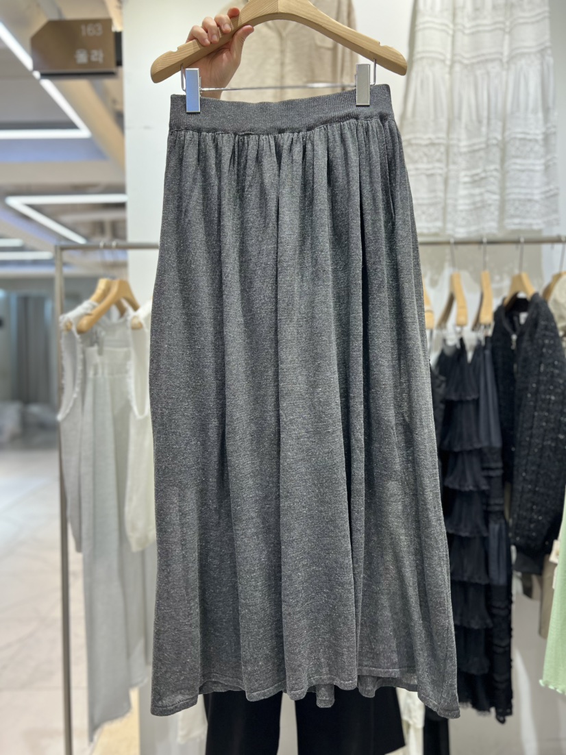 OLA韓國直郵實拍女士新款推薦26春夏職業時尚休閑熱賣長裙mellor/OLA長裙圖色2