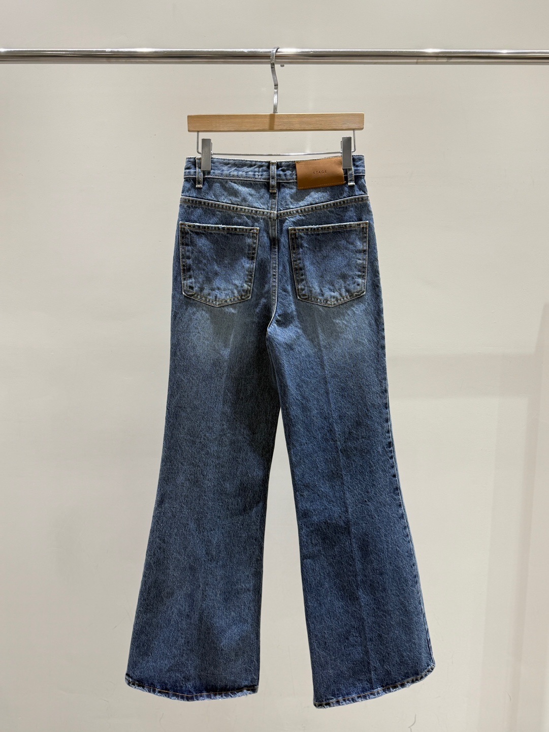 STAGE韓國代購女裝新款26春夏職業人氣時尚休閑推薦牛仔褲STAGE牛仔褲
