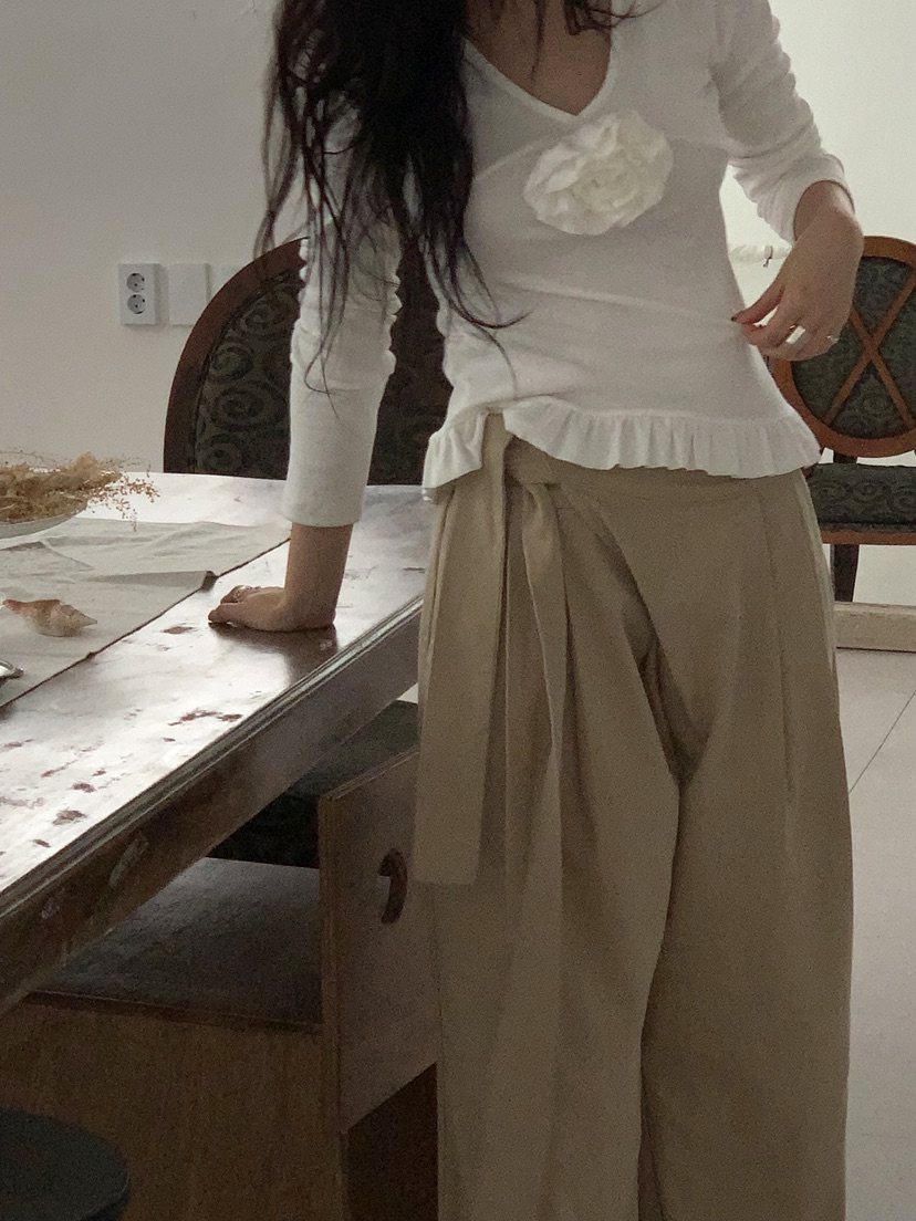 SUNDER MARKET韓國直郵實拍女士新品休閑人氣26春夏長袖T恤SUNDER MARKET長袖T恤