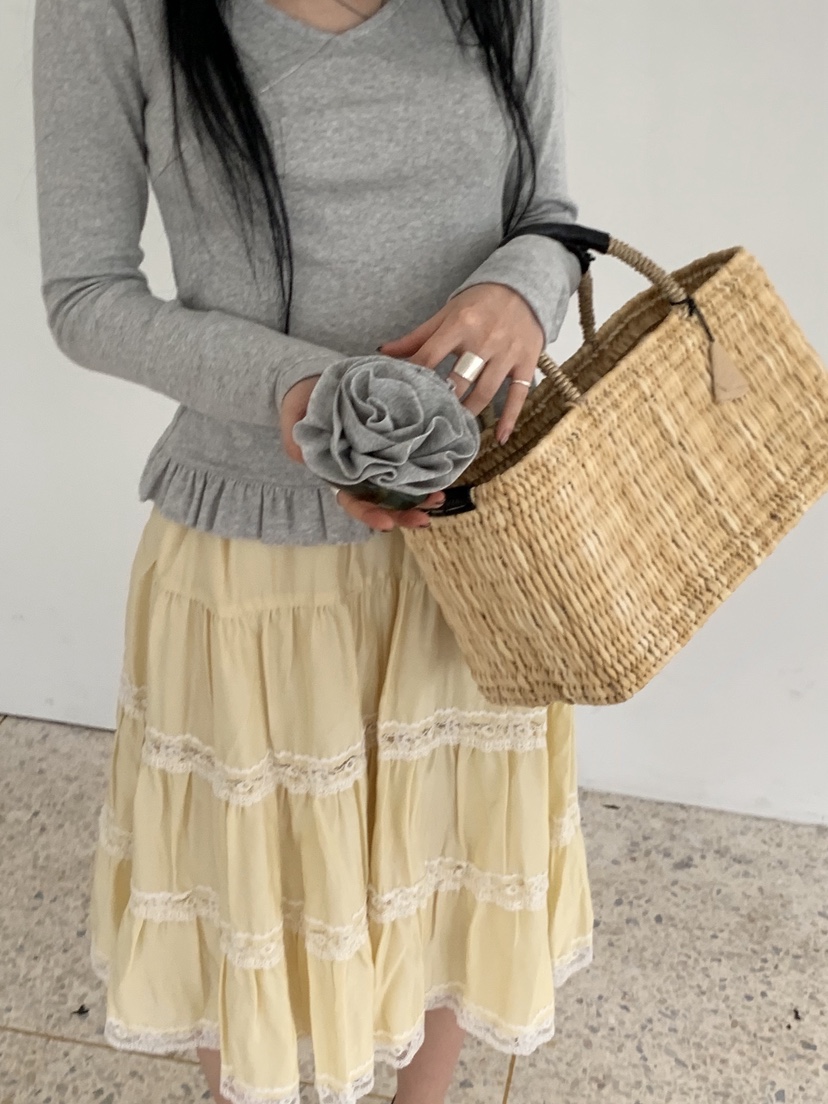 SUNDER MARKET韓國直郵實拍女士新品休閑人氣26春夏長袖T恤SUNDER MARKET長袖T恤