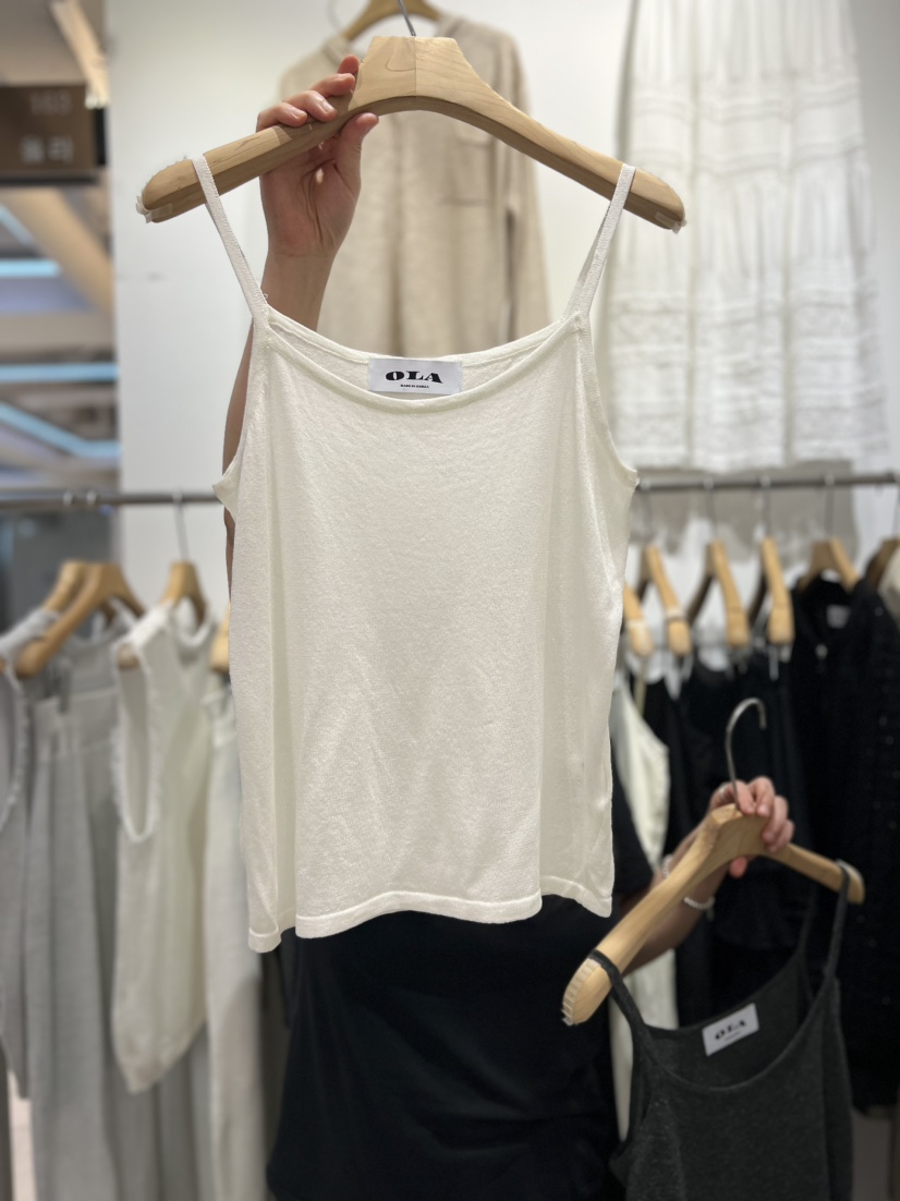 OLA韓國東大門代購女裝新品推薦時尚職業休閑熱賣吊帶背心mellor/OLA吊帶/背心圖色1