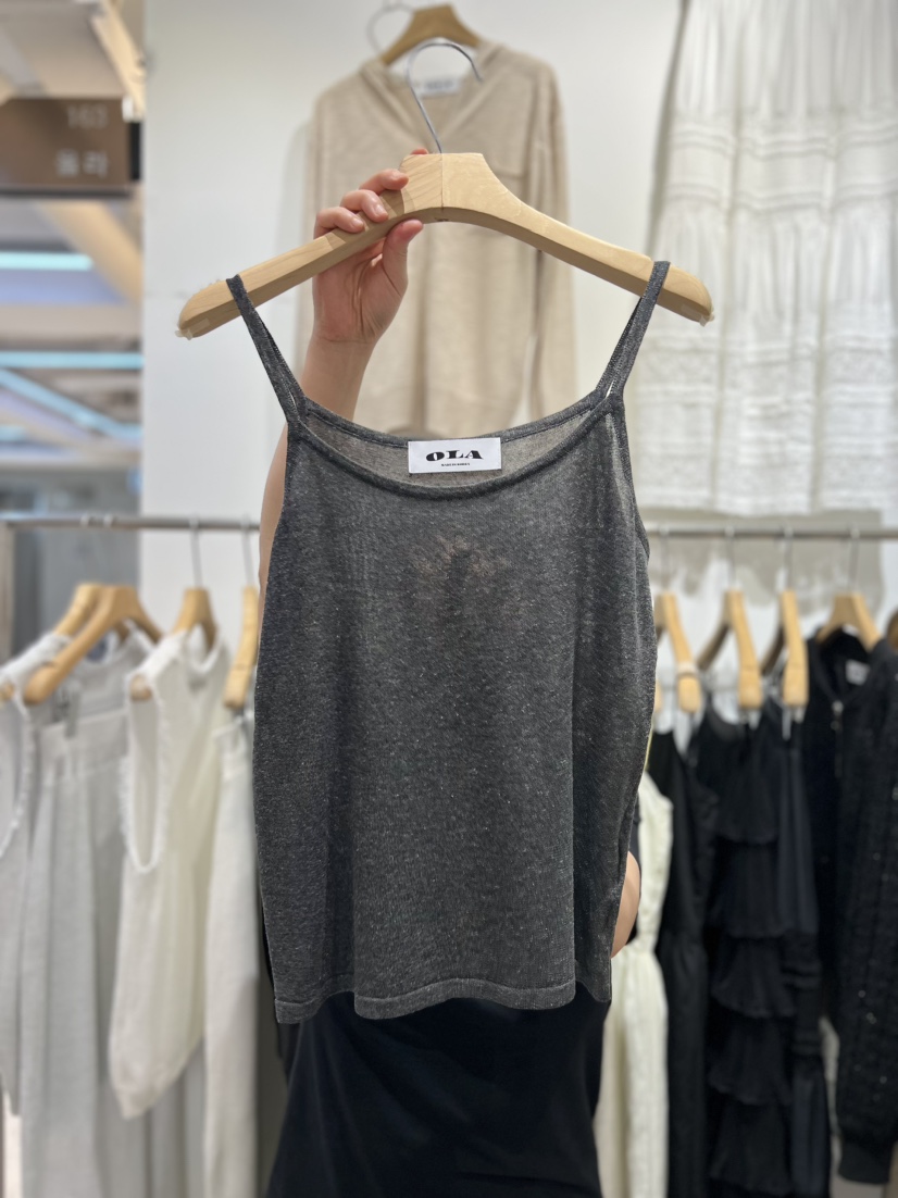 OLA韓國東大門代購女裝新品推薦時尚職業休閑熱賣吊帶背心mellor/OLA吊帶/背心圖色2