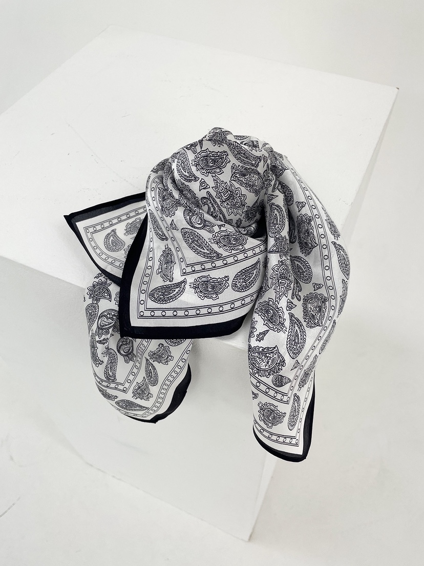 NICEALICE韓國直郵女裝新品職業休閑人氣圍巾披肩絲綢圍巾NICEALICE圍巾/披肩圖色2