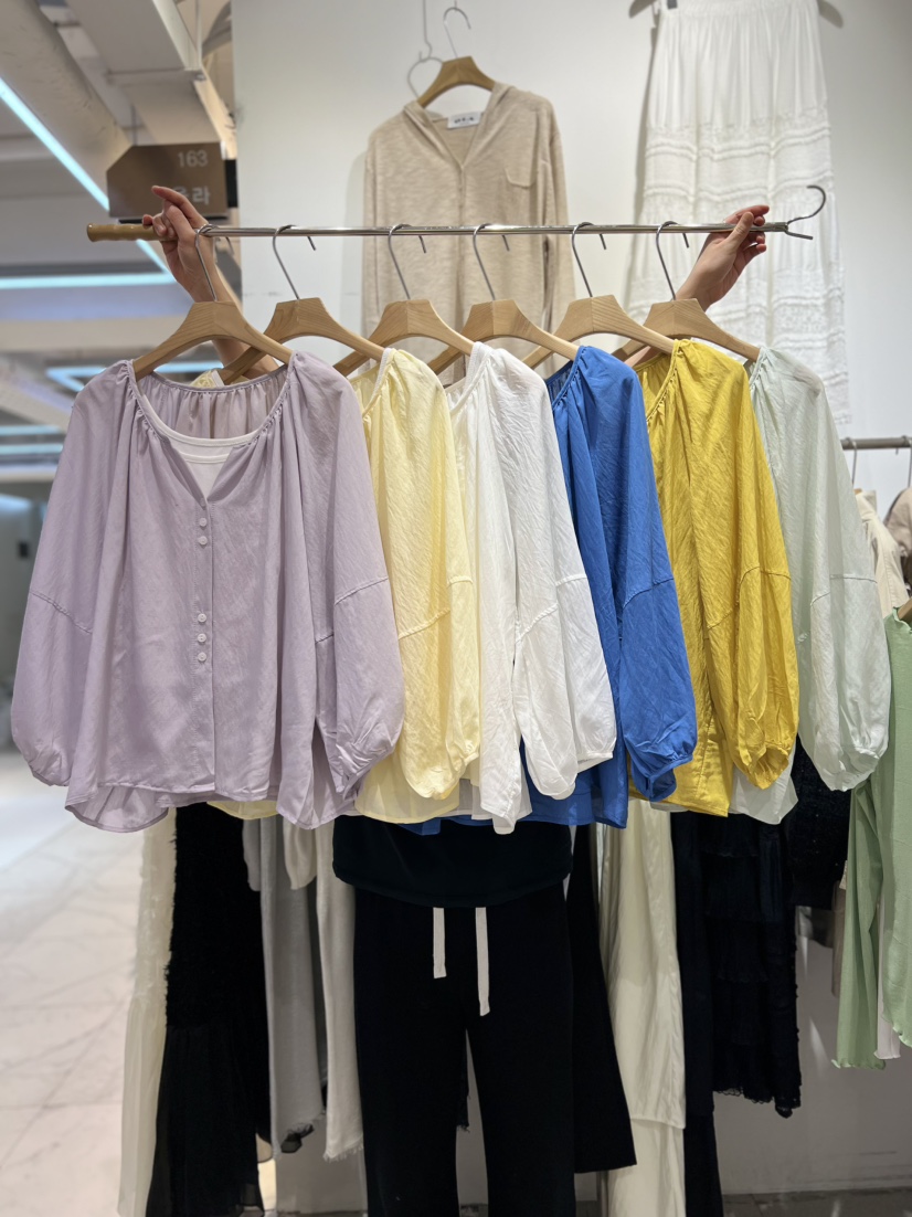 OLA韓國東大門代購女士新款26春夏休閑襯衫蕾絲衫不含吊帶mellor/OLA襯衫/蕾絲衫