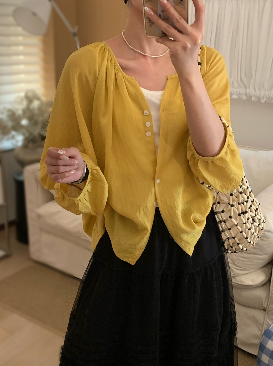 OLA韓國東大門代購女士新款26春夏休閑襯衫蕾絲衫不含吊帶mellor/OLA襯衫/蕾絲衫