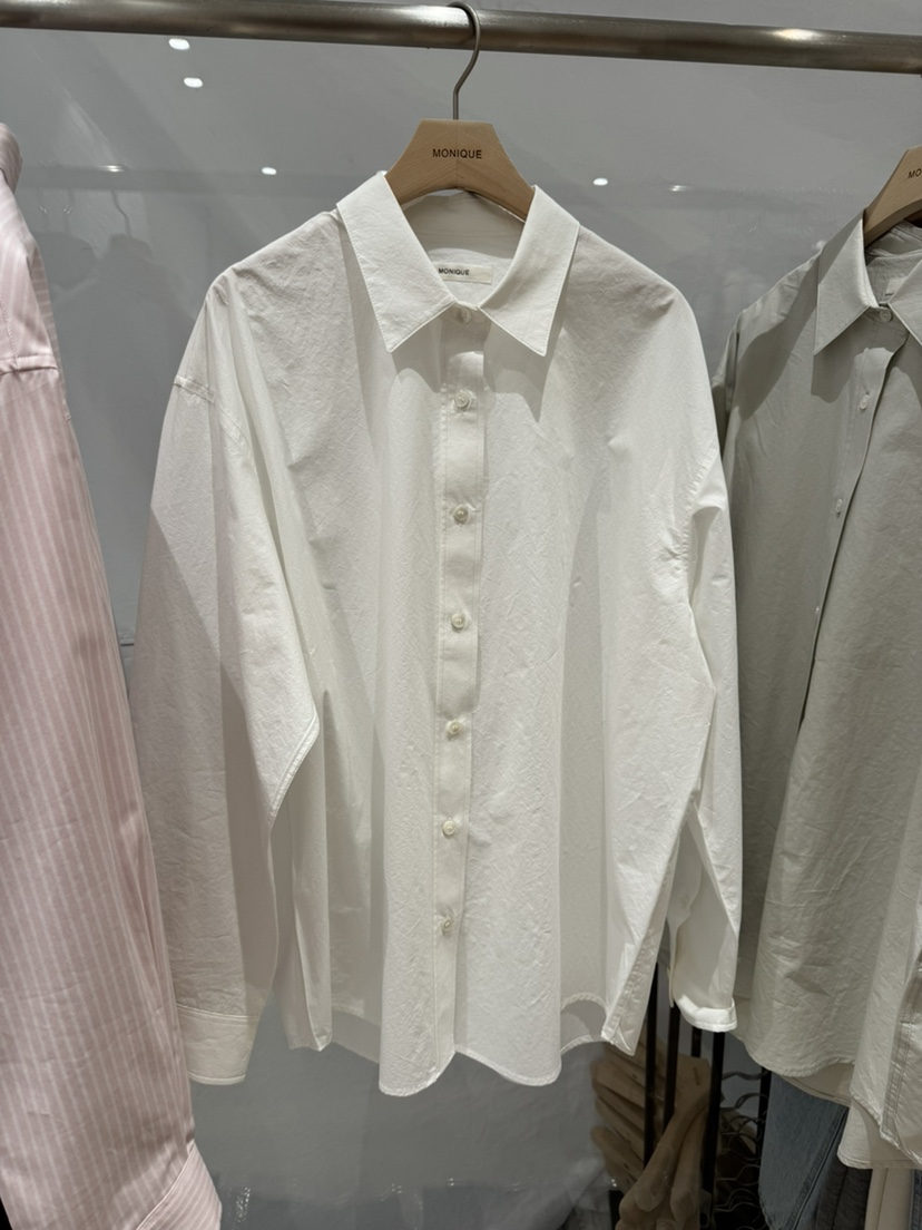 MONIQUE韓國直郵實拍女士新品熱賣人氣時尚26春夏襯衫蕾絲衫棉MONIQUE襯衫/蕾絲衫圖色1