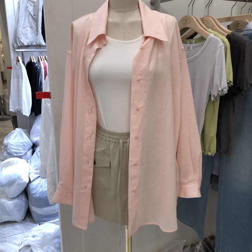 TAKE YOUE TIME韓國東大門直郵女裝新款休閑襯衫蕾絲衫透明TAKE YOUE TIME襯衫/蕾絲衫圖色1