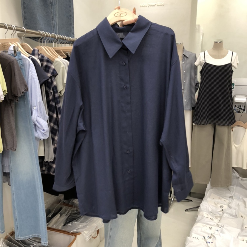 TAKE YOUE TIME韓國東大門直郵女裝新款休閑襯衫蕾絲衫透明TAKE YOUE TIME襯衫/蕾絲衫圖色2