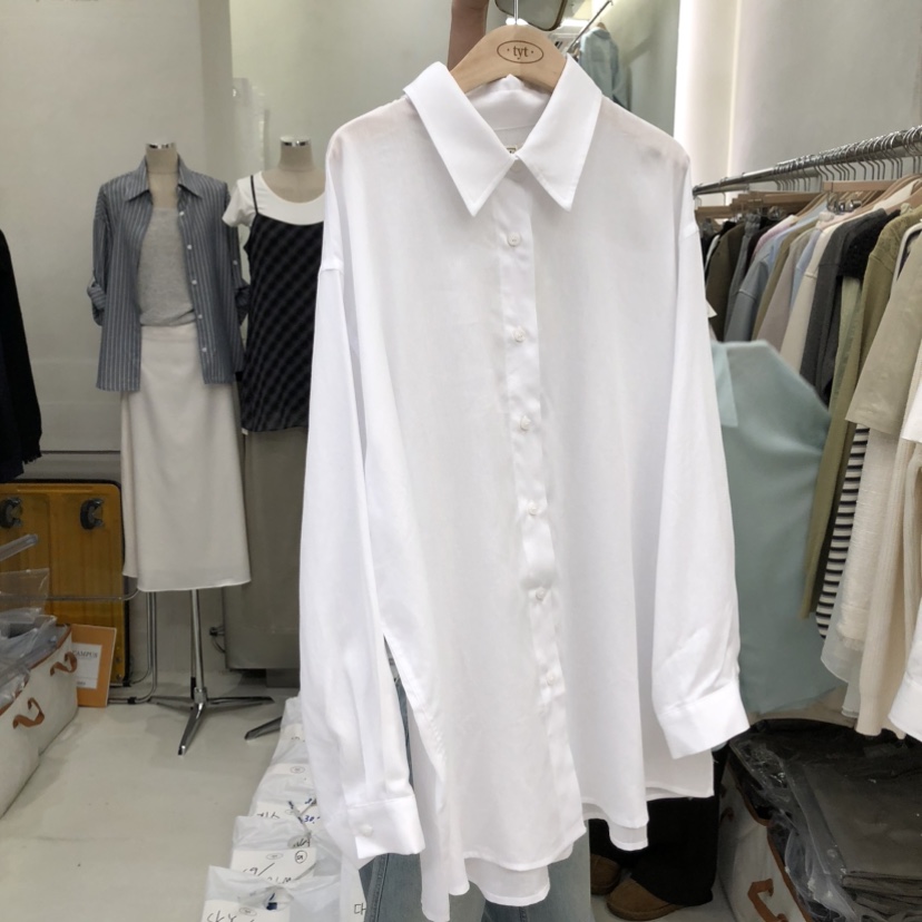 TAKE YOUE TIME韓國東大門直郵女裝新款休閑襯衫蕾絲衫透明TAKE YOUE TIME襯衫/蕾絲衫圖色3