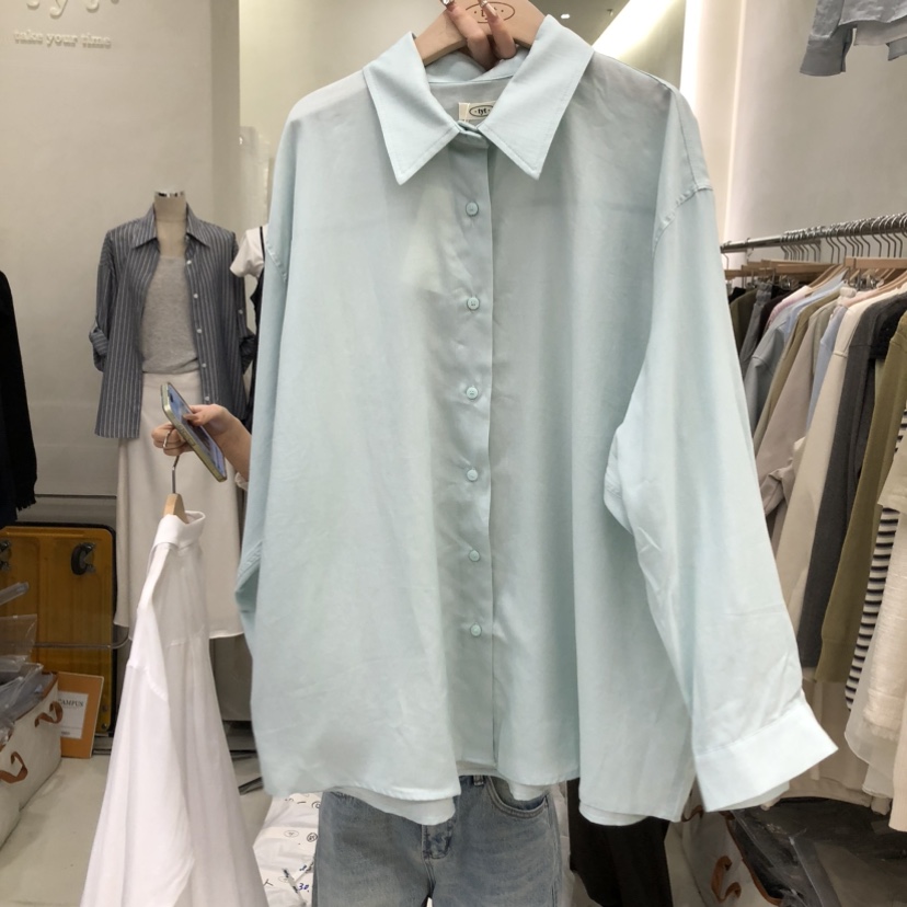 TAKE YOUE TIME韓國東大門直郵女裝新款休閑襯衫蕾絲衫透明TAKE YOUE TIME襯衫/蕾絲衫圖色4