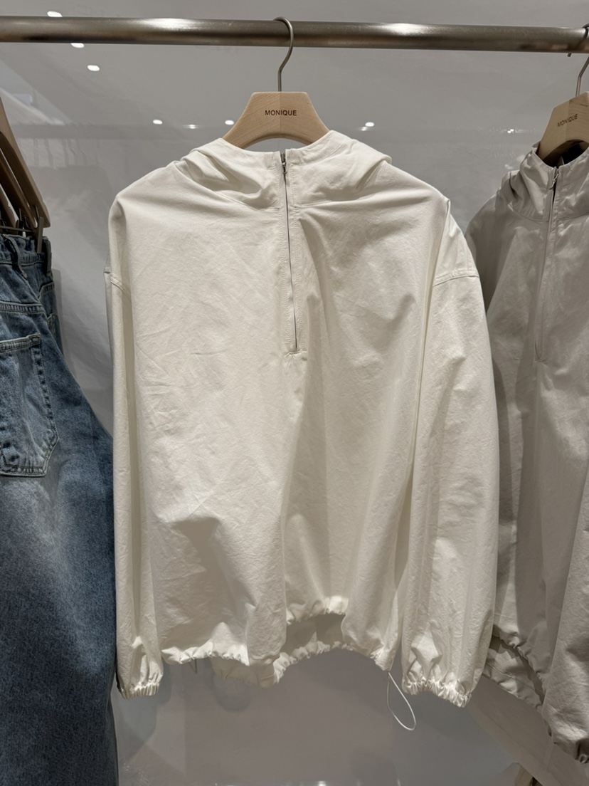 MONIQUE韓國東大門代購女士新品熱賣推薦26春夏衛衣棉質連帽MONIQUE衛衣圖色1