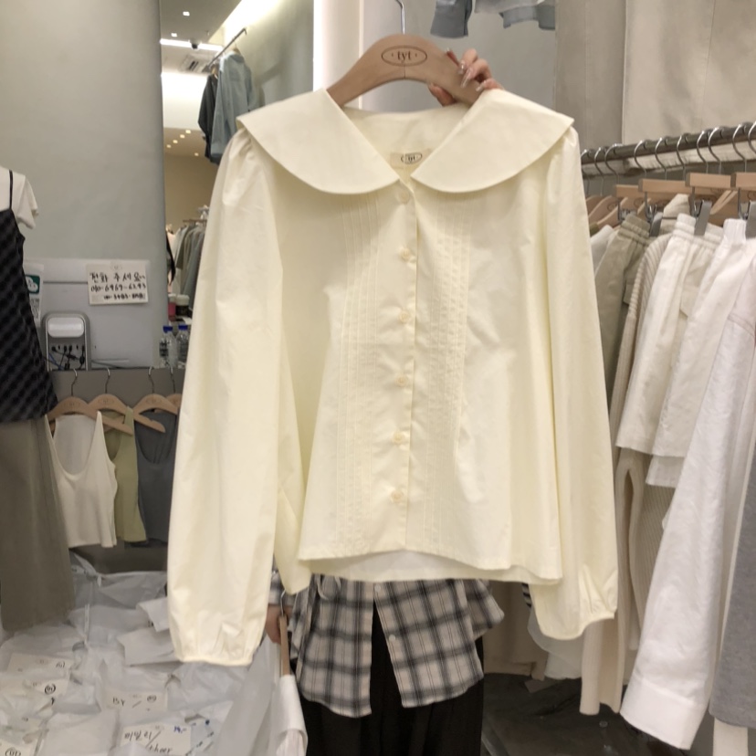 TAKE YOUE TIME韓國東大門直郵女士新款推薦襯衫蕾絲衫TAKE YOUE TIME襯衫/蕾絲衫圖色1