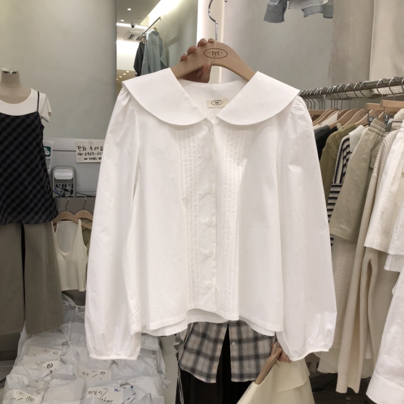 TAKE YOUE TIME韓國東大門直郵女士新款推薦襯衫蕾絲衫TAKE YOUE TIME襯衫/蕾絲衫圖色2