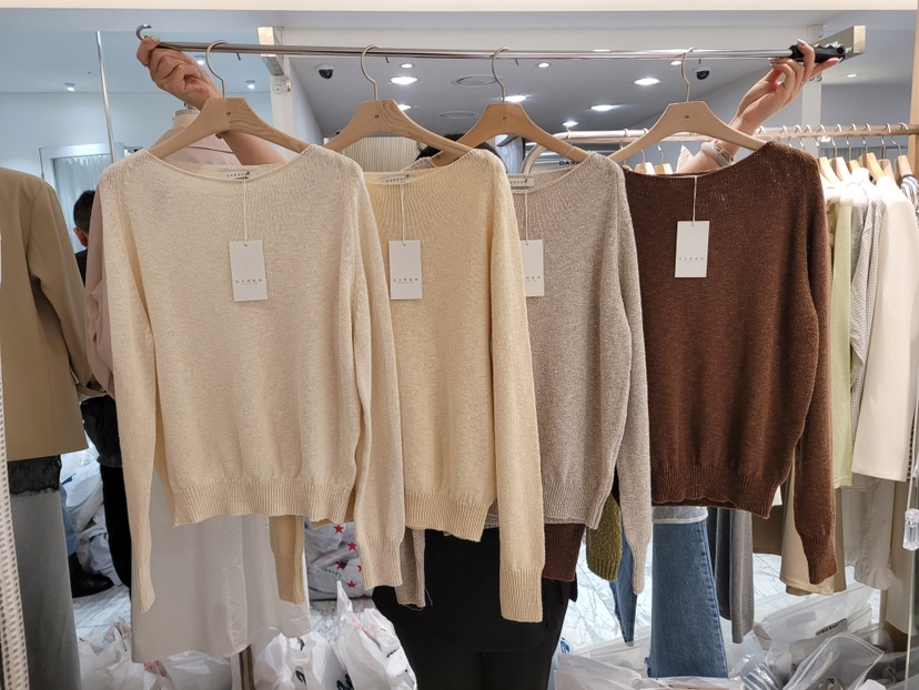 FF/SUNDAY韓國東大門代購女士新品推薦26春夏針織衫亞麻FF/SUNDAY針織衫