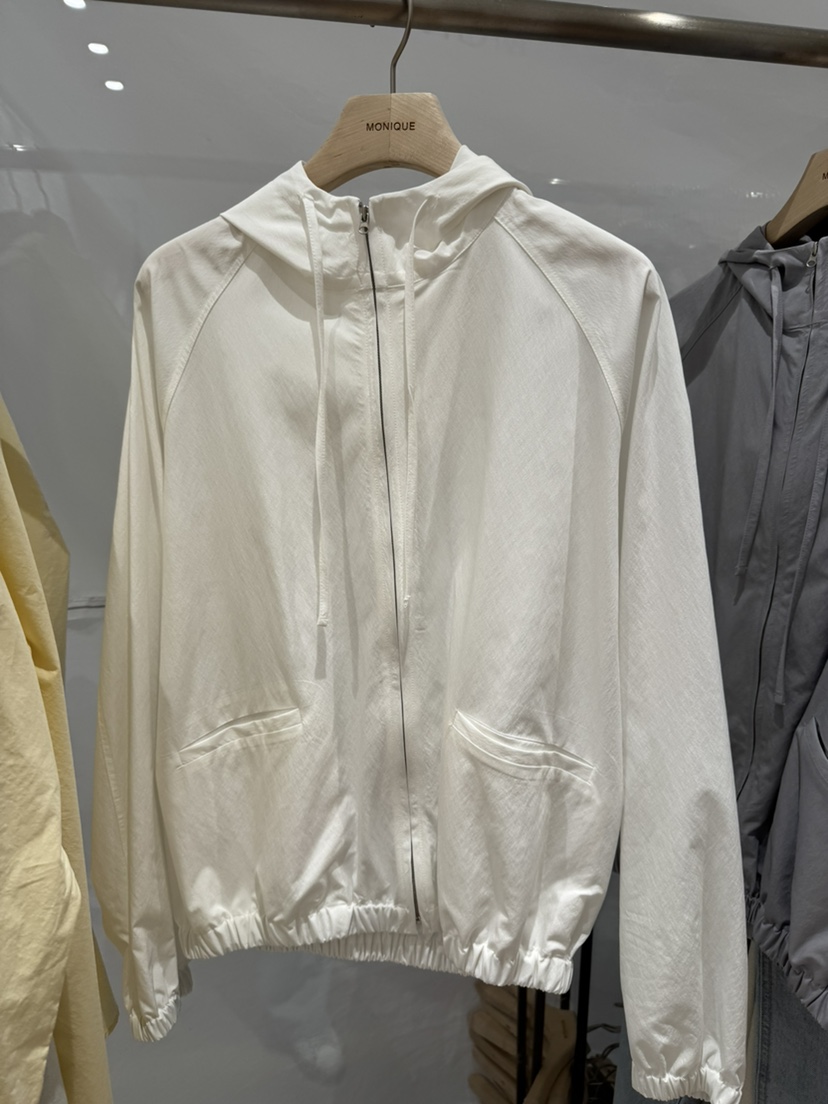 MONIQUE韓國東大門直郵女裝新款時尚休閑職業人氣夾克兜帽MONIQUE夾克圖色1