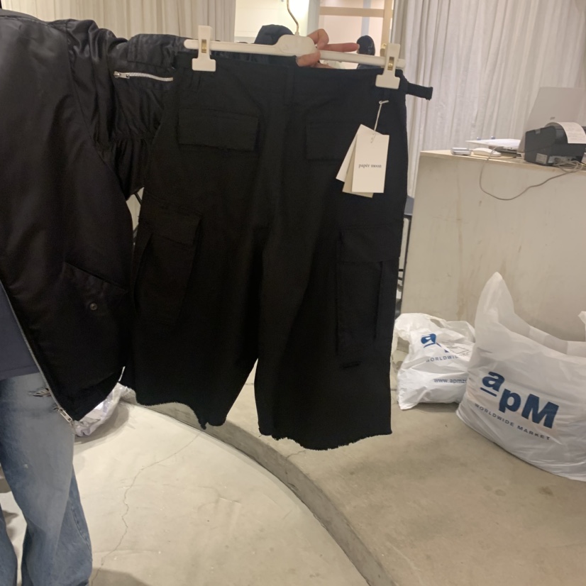 PAPERMOON韓國代購女士新品休閑熱賣26春夏人氣時尚短褲復古paper moon短褲