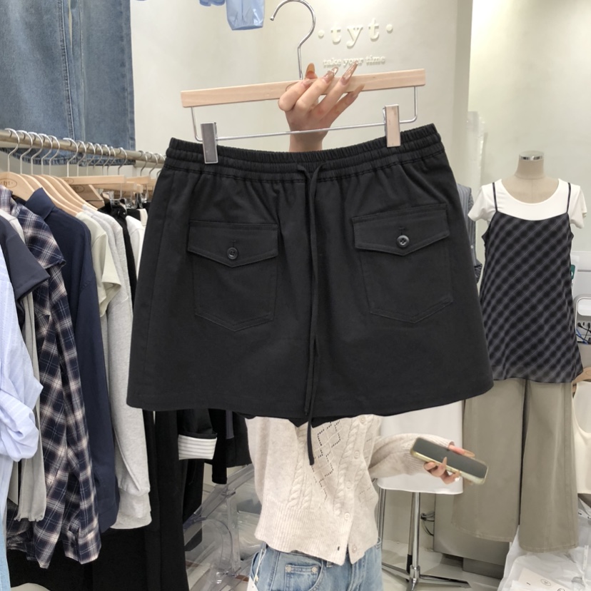 TAKE YOUE TIME韓國直郵女士新品休閑人氣推薦裙褲口袋TAKE YOUE TIME裙褲圖色3