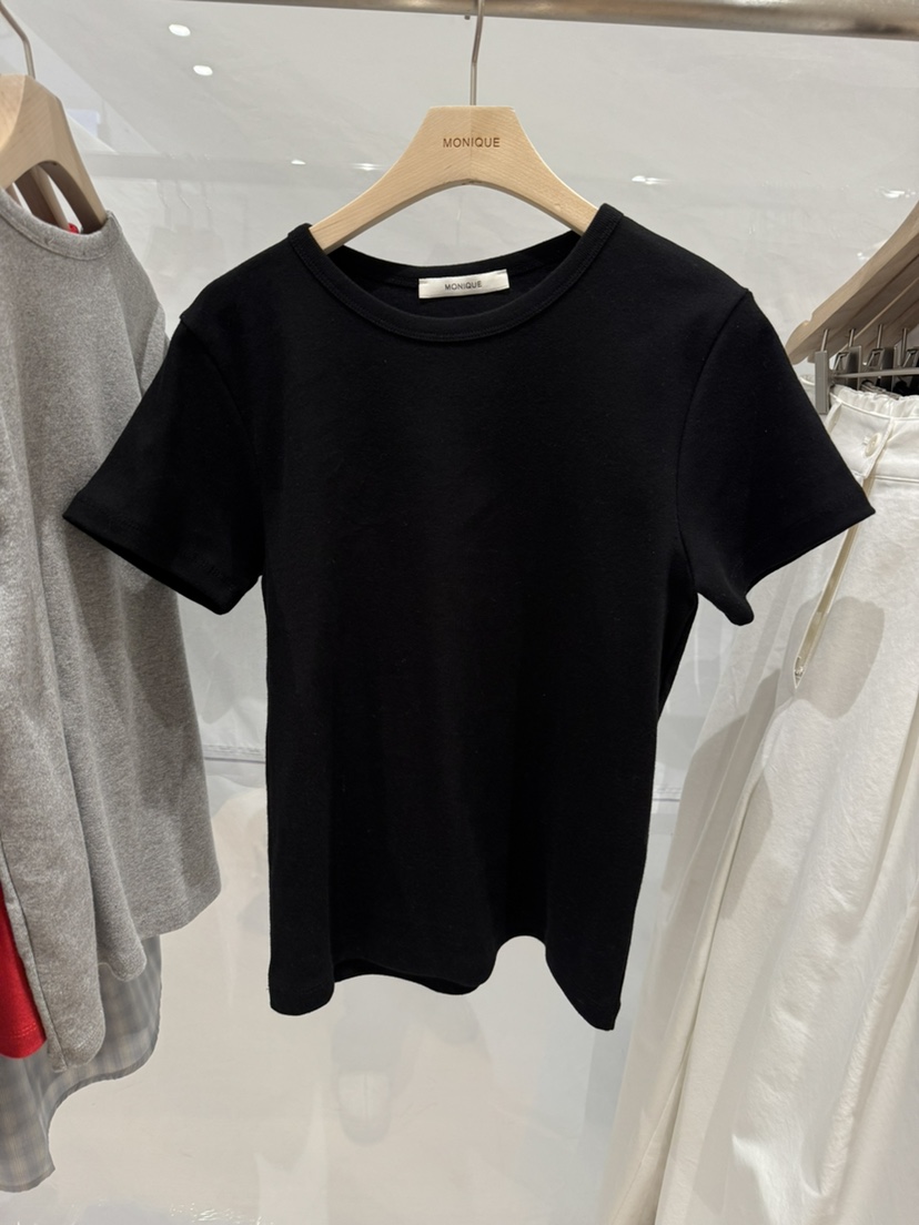 MONIQUE韓國直郵實拍女裝新款26春夏推薦休閑職業人氣T恤MONIQUET恤圖色4