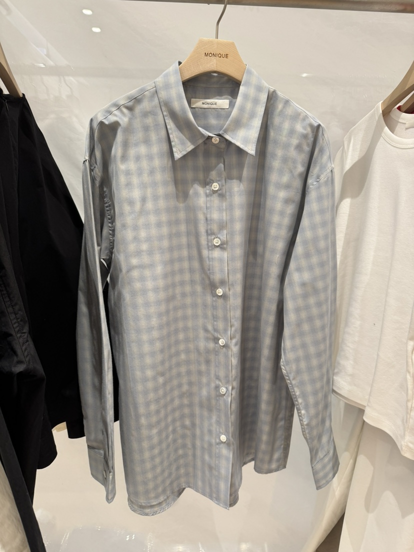 MONIQUE韓國代購女裝新品26春夏休閑人氣時尚推薦襯衫蕾絲衫MONIQUE襯衫/蕾絲衫圖色1