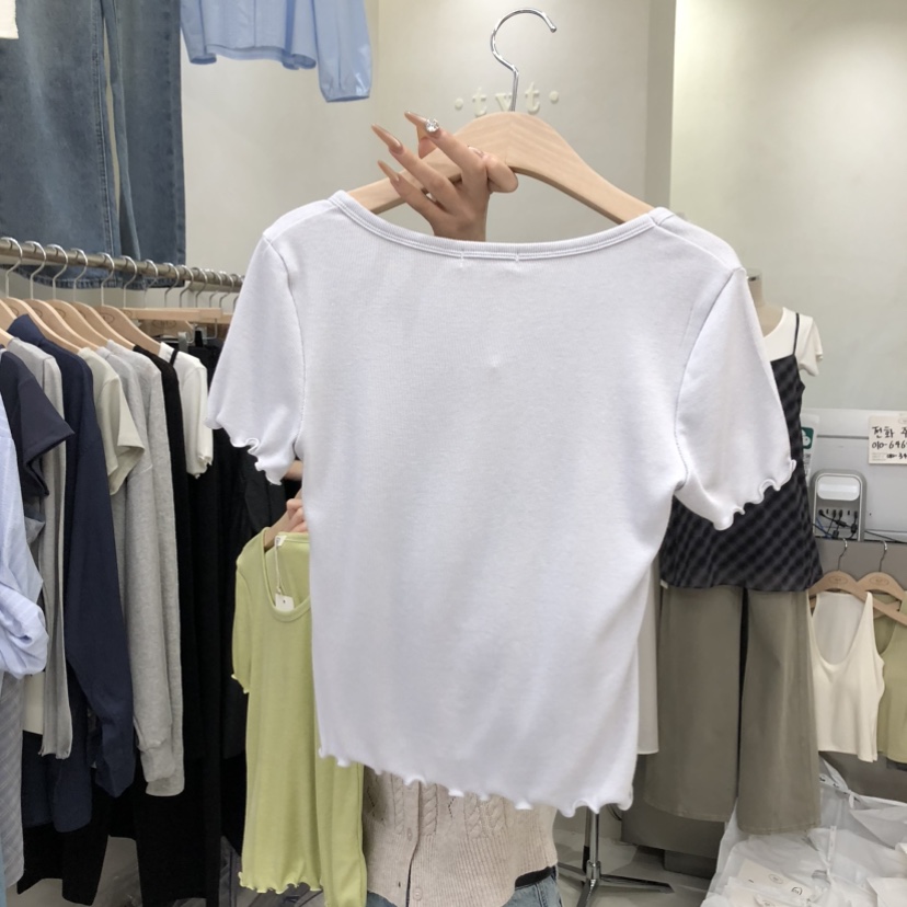 TAKE YOUE TIME韓國直郵女裝新品熱賣26春夏推薦職業T恤TAKE YOUE TIMET恤