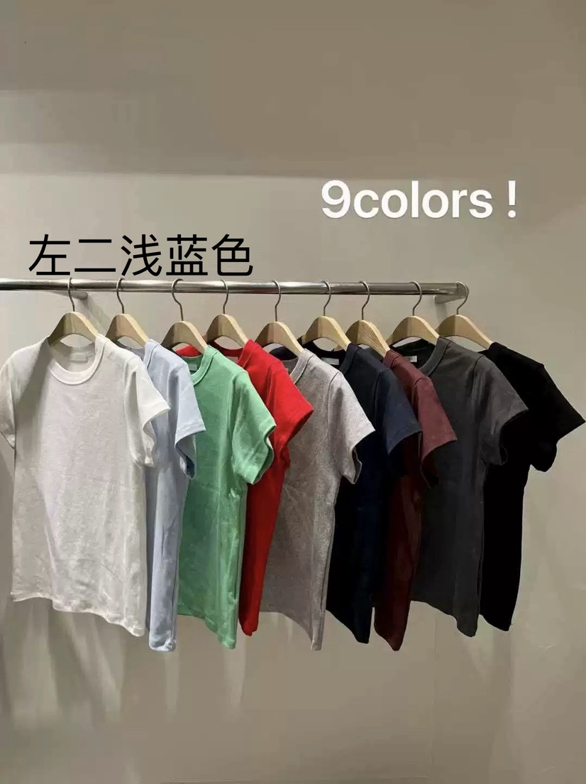 TALK TALK韓國直郵實拍女裝新款休閑人氣時尚職業熱賣T恤TALK TALKT恤圖色9左二色