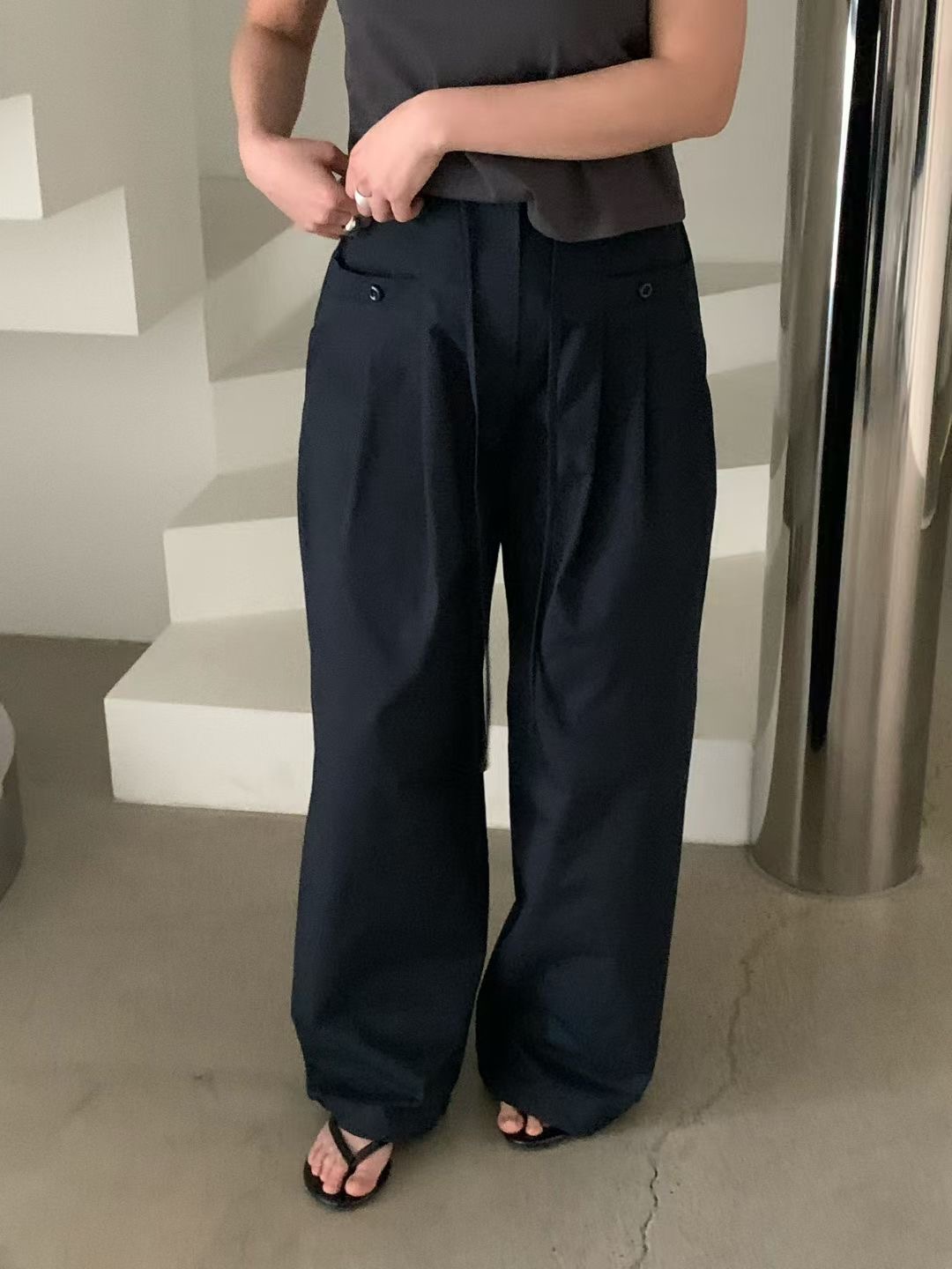 NEARAND東大門代購女裝新款熱賣推薦職業時尚真品休閑休閑褲NEARAND休閑褲圖色1