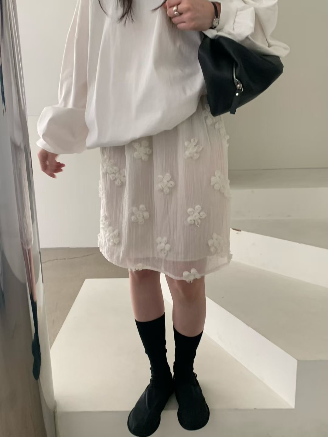 NEARAND東大門代購女裝新款熱賣休閑時尚人氣半身裙中短裙NEARAND半身裙/中短裙圖色2