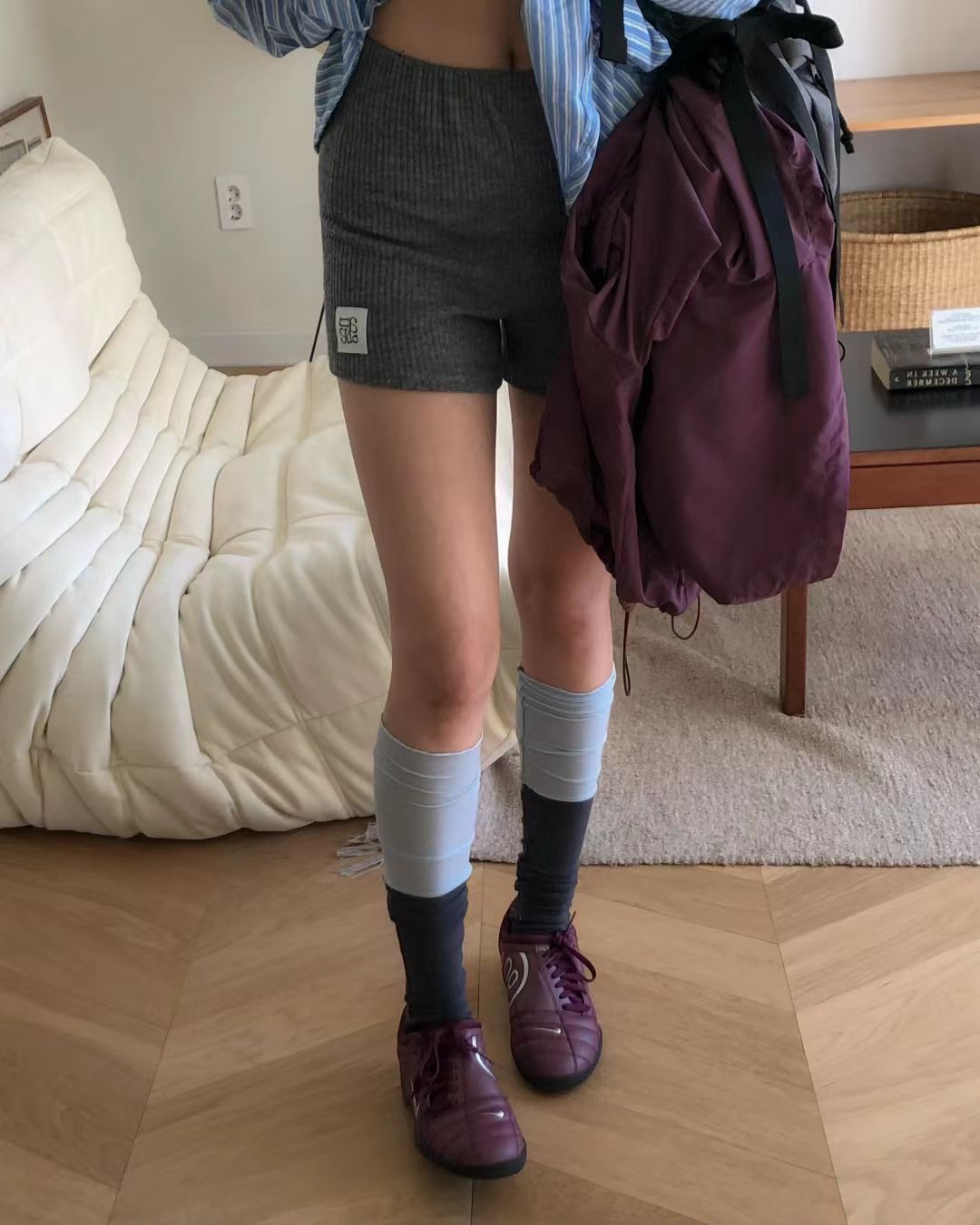 ANAG韓國代購女士新品真品休閑人氣時尚職業熱賣推薦襪子anag/OPENING TITLE襪子圖色4