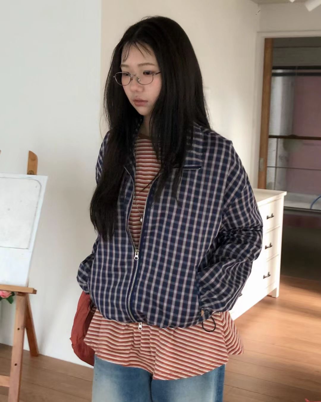 ANAG東大門實拍女士新款時尚人氣休閑職業真品推薦熱賣夾克anag/OPENING TITLE夾克