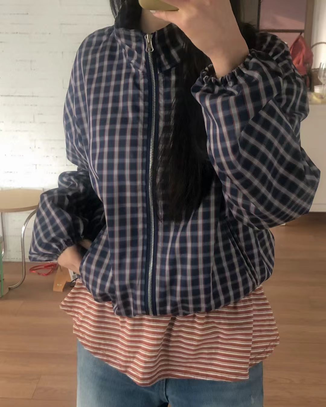 ANAG東大門實拍女士新款時尚人氣休閑職業真品推薦熱賣夾克anag/OPENING TITLE夾克圖色1