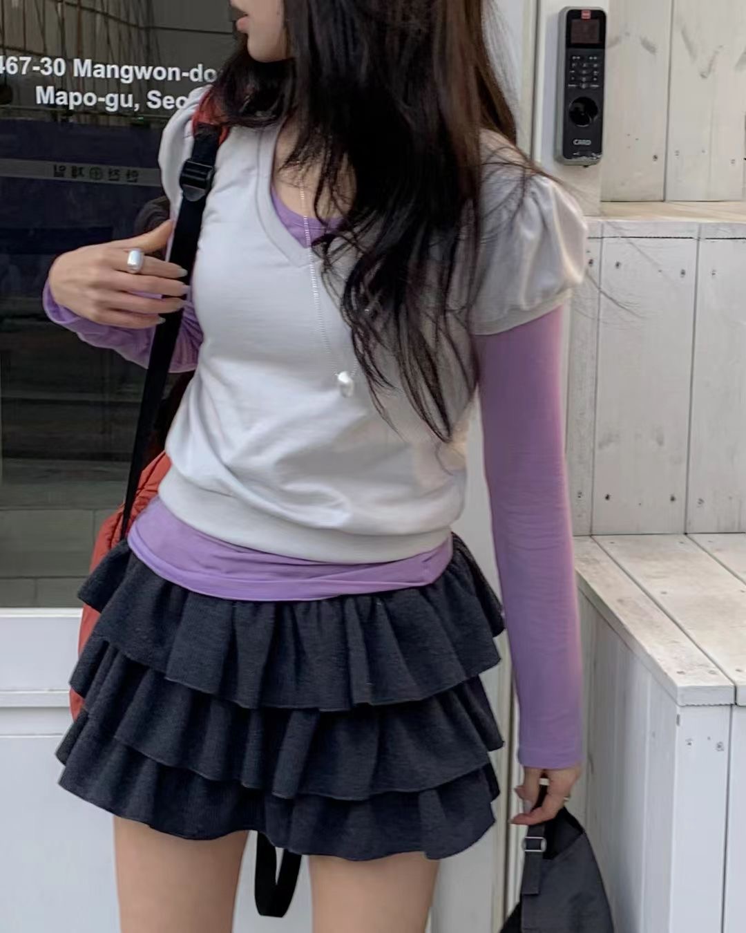 ANAG韓國代購女裝新款時尚真品人氣26春夏吊帶背心不含內搭anag/OPENING TITLE吊帶/背心圖色2