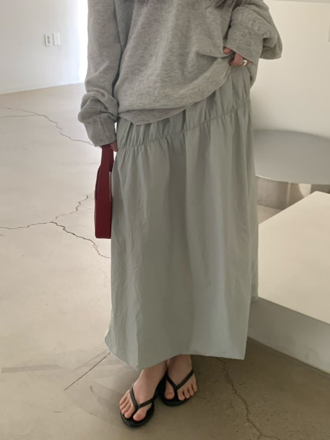 NEARAND東大門實拍女士新品人氣推薦休閑時尚26春夏熱賣長裙NEARAND長裙圖色1